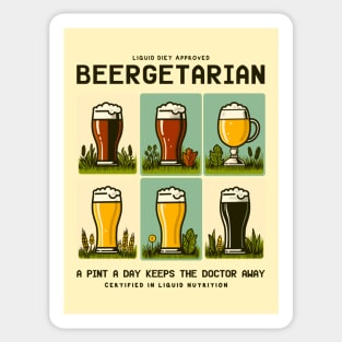 BEERGETARIAN Sticker